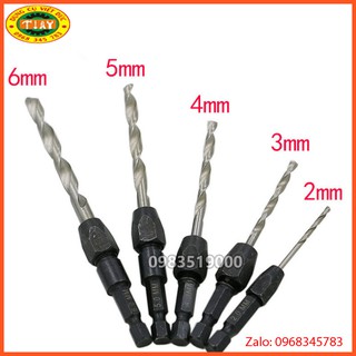 Bộ 5 mũi khoan đa năng thay chuôi lục giác