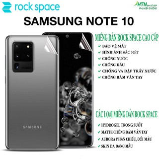 Miếng dán PPF samsung Note 10 cao cấp rock space dán mặt trước/ mặt sau lưng bảo vệ mắt, tự phục hồi vết xước,...