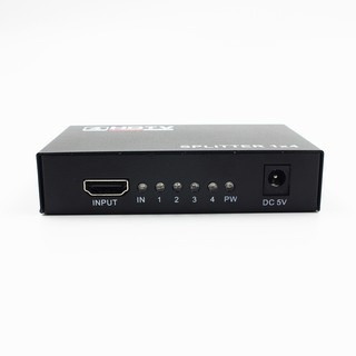 Bộ Chia HDMI 1 Ra 4 – HDMI Splitter 1x4 - Chia Cổng Ra 4 Màn Hình TV,