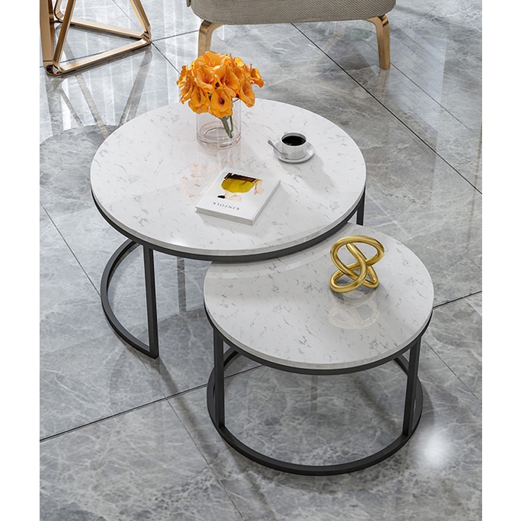 Bàn Trà Đôi Chân Chữ C Thiết Kế Kiểu Dáng Hiện Đại Phù Hợp Mọi Loại Không Gian, Bàn Sofa Mặt Đá 2022