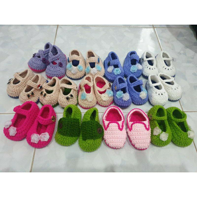 Giầy len handmade cho bé