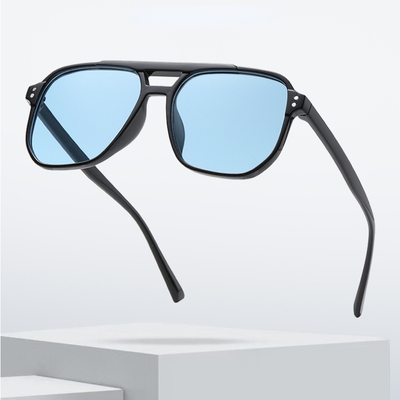 Kính Mát Gọng Lớn Màu Kẹo Phong Cách Cổ Điển Thời Trang