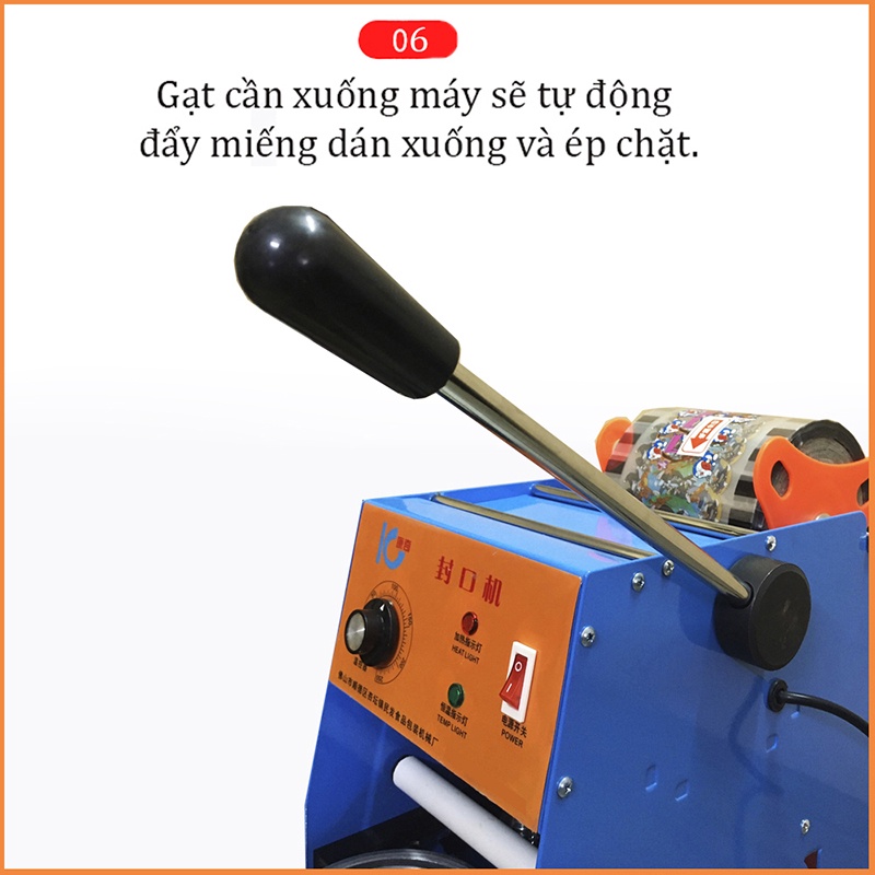 Máy Ép Miệng Ly Thủ Công ABG IC Chuyên Dụng Dành Cho Nhà Hàng, Quán Ăn