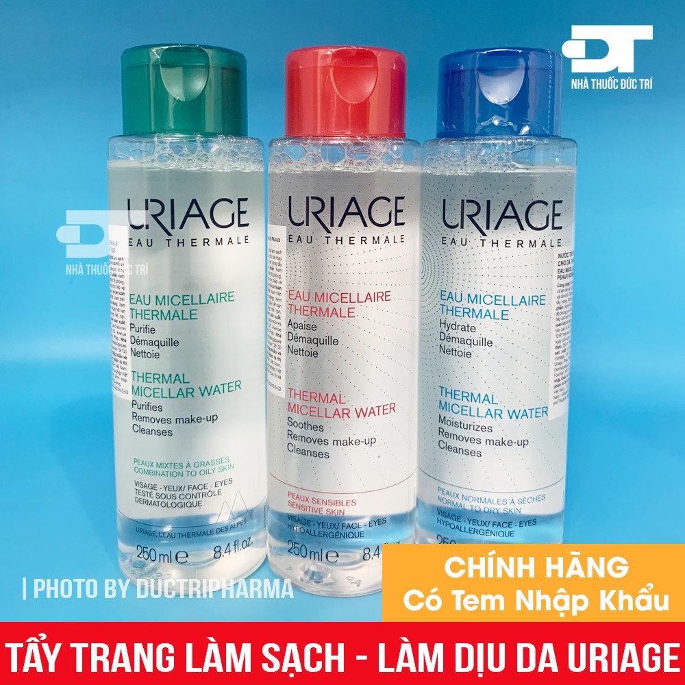 Nước tẩy trang làm sạch và làm dịu da URIAGE