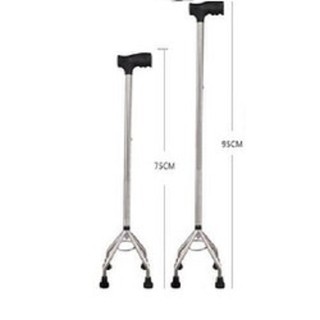 Gậy chống 4 chân inox cao cấp