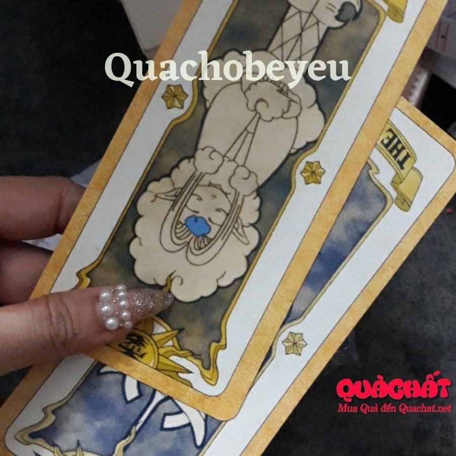 Sakura cardcaptor thủ lĩnh thẻ bài clow card hộp lớn 19.5cm * 10.5cm