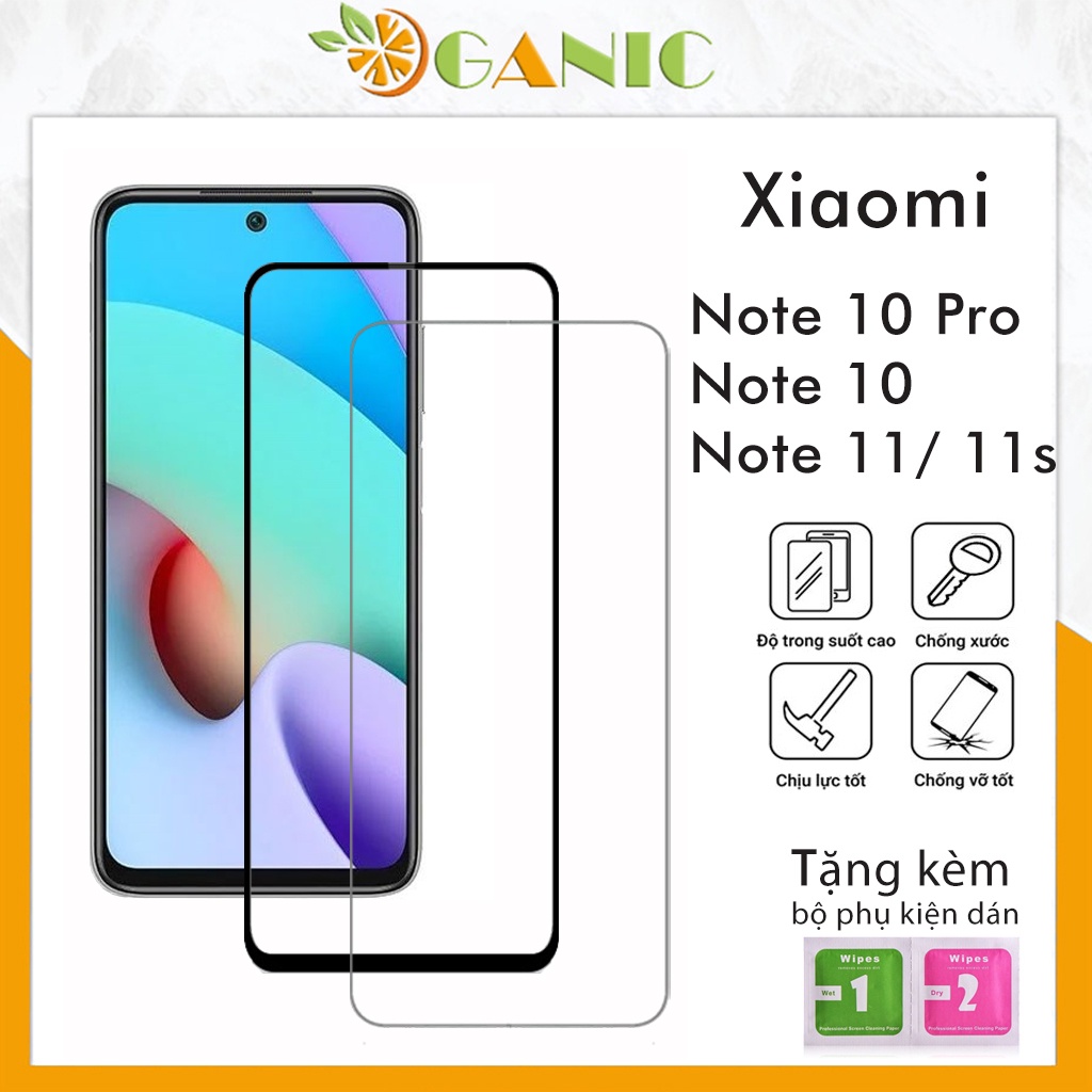 Cường lực Redmi Note 10 11 Pro Note 9s Pro 10T Pro 10i Mi 9 Mi 8 Lite Note 8 Pro Note 7 Pro Poco F2 F3 F4 GT Kính