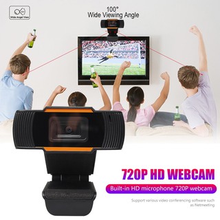 Webcam 720P Webcam Độ Nét Cao Micrô Tích Hợp 720P Cho Máy Tính Để Bàn Laptop