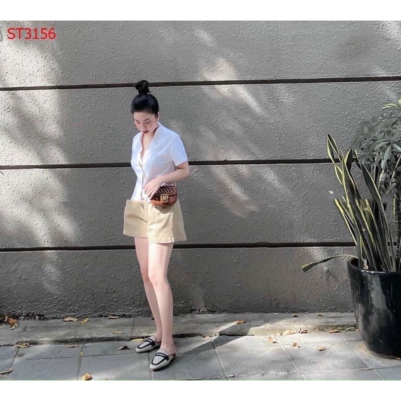 Túi chữ G màu nâu tây da mềm đẹp size 17cm full hộp xanh hàng cao cấp