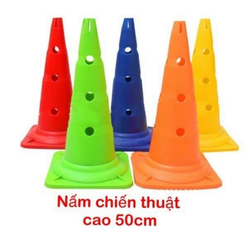 Nấm tập chiến thuật bóng đá,cọc tiêu giao thông 25cm 40cm