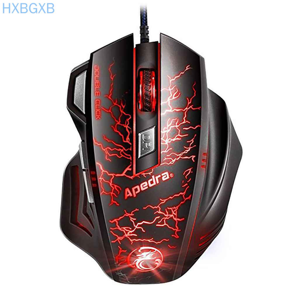 Chuột Quang Gaming Hxbg - Apedra A7 7 Nút 3200dpi