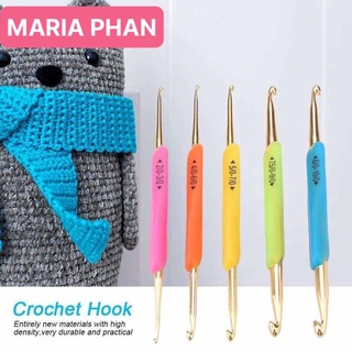 5 cây kim móc len 2 đầu