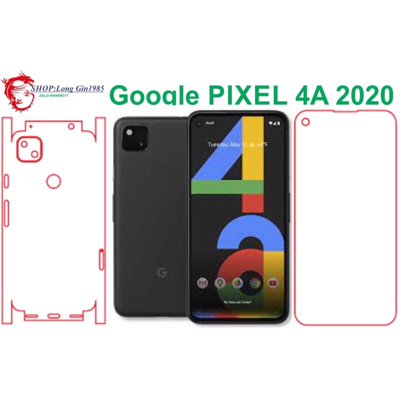 Google Pixel 4A 2020 miếng dán trong Ppf mặt sau và mặt trước chống va đập chống trầy xước tốt