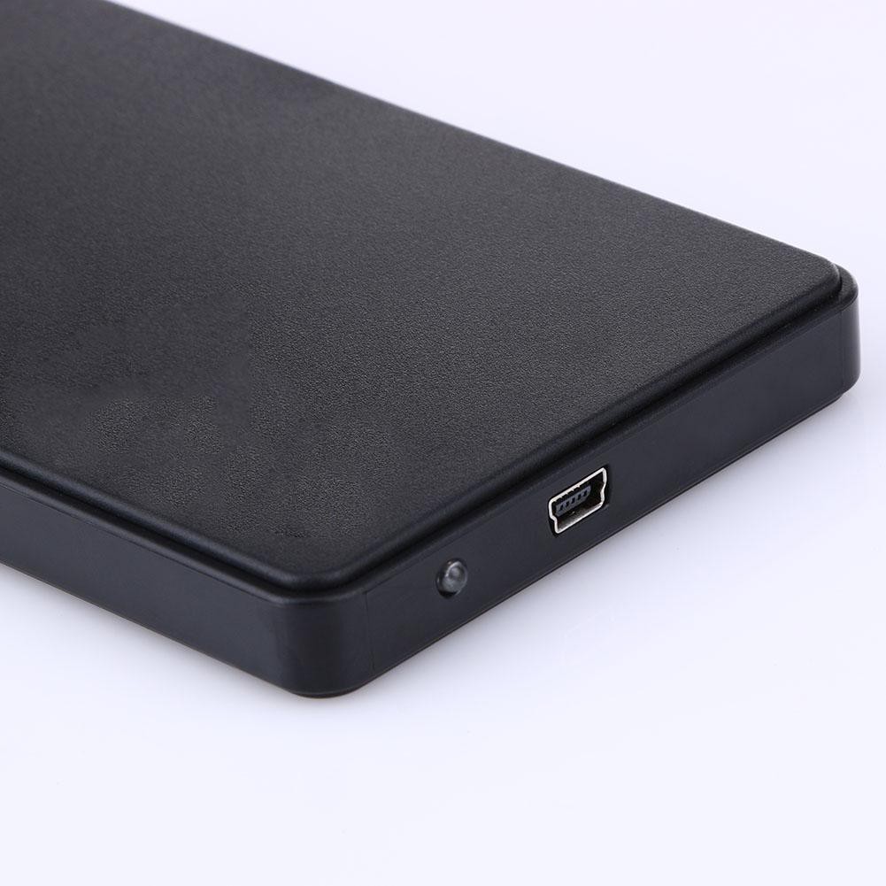 DECEBLE Slim Hard Disk Drive Enclosure USB 2.0 1.1 External SATA HDD SSD Case Portable