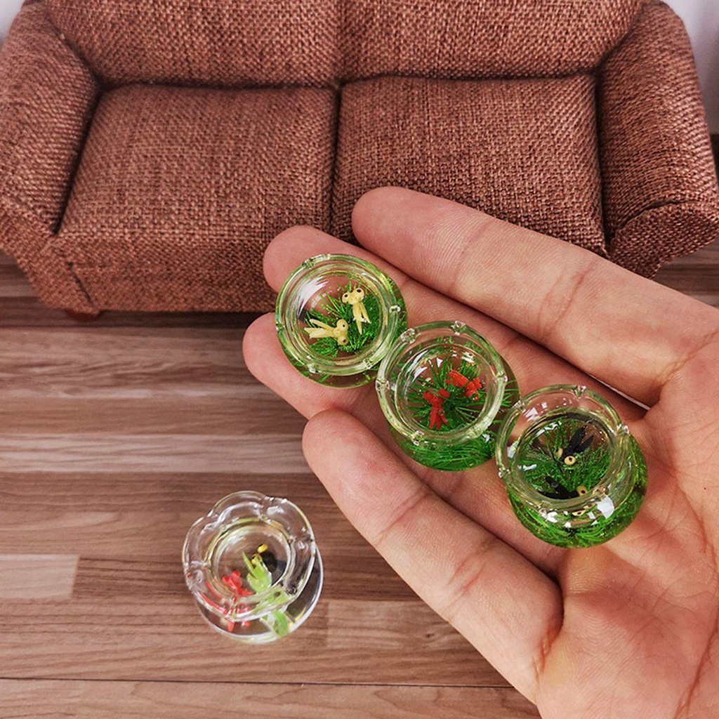 Aaron1 Bể Cá Mini Để Bàn Kính Trong Suốt