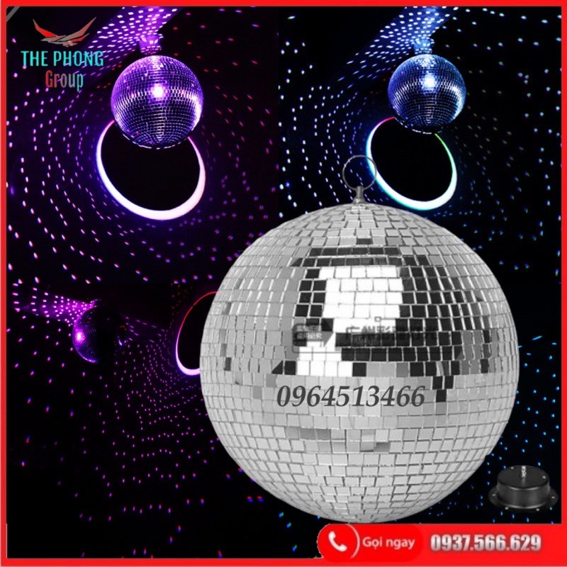 Trái châu - cầu gương có môtơ xoay 360 độ trang trí sân khấu, phòng karaoke, bar