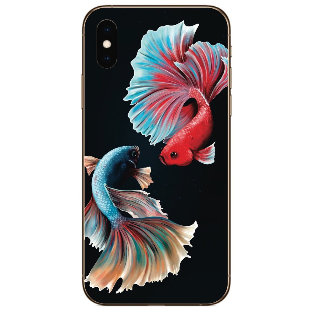 Miếng Dán Skin 3D mặt lưng điện thoại iphone X / Xs /Xs Max / chống trầy xước, hình ảnh 3D sắt nét