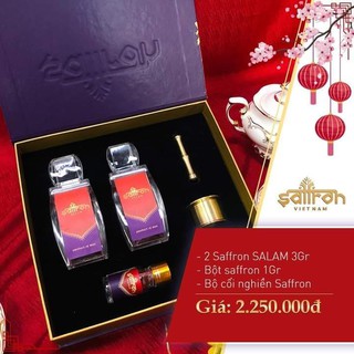 SET QUÀ TẶNG | SAFFRON Salam Nhuỵ Hoa Nghệ Tây Iran 7gr