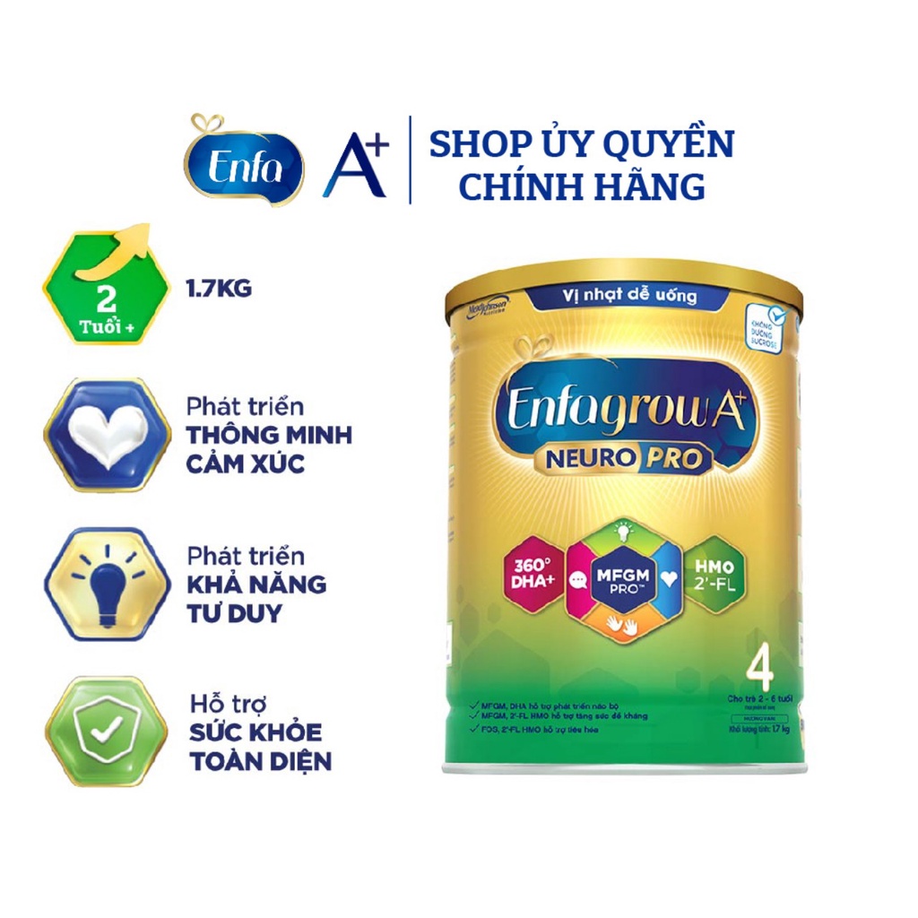 Sữa Bột Mead Johnson Enfagrow A+ Brain DHA+ và MFGM Pro Hộp 830g Số 3/4