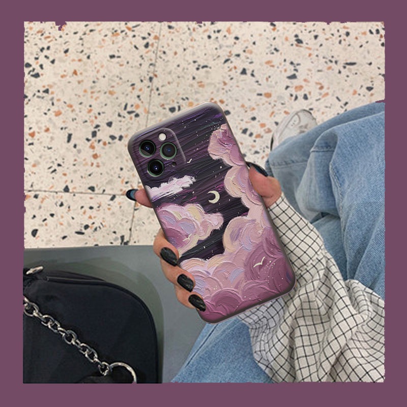 Ốp lưng iphone Ốp lưng iphone vuông cạnh hìnhIphone6/6plus/6S/6S plus/6/7/7plus/8/8plus/X/XS/XS Max/ Dinuo case
