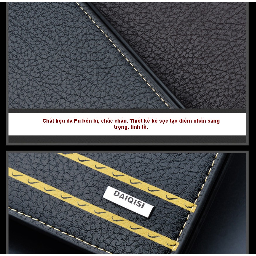 VÍ THỜI TRANG CAO CẤP HÀN QUỐC NHIỀU NGĂN NAM TÍNH KDR-V313