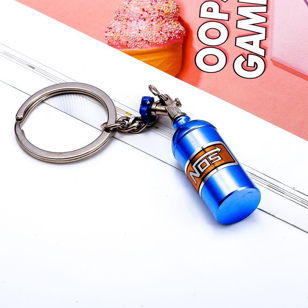 Móc Khóa Kim Loại Hình Chai Nitrogen Độc Đáo Cho Nam Và Nữ