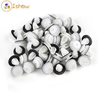 FENDER Set 100 Đinh Tán Nhựa Phụ Tùng Thay Thế Cho Xe Ô Tô