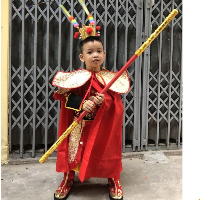Đao Quan Vũ Gậy như ý phát sáng Mũ Tề Thiên Đại Thánh Hapi Toys - Đồ chơi Trung thu Gậy Tôn Ngộ Không cao cấp