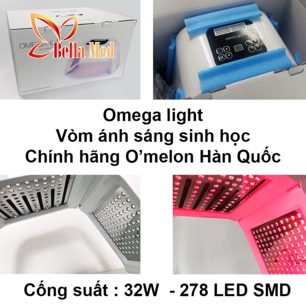 Vòm ánh sáng sinh học Omega light 7 màu gấp gọn cho spa