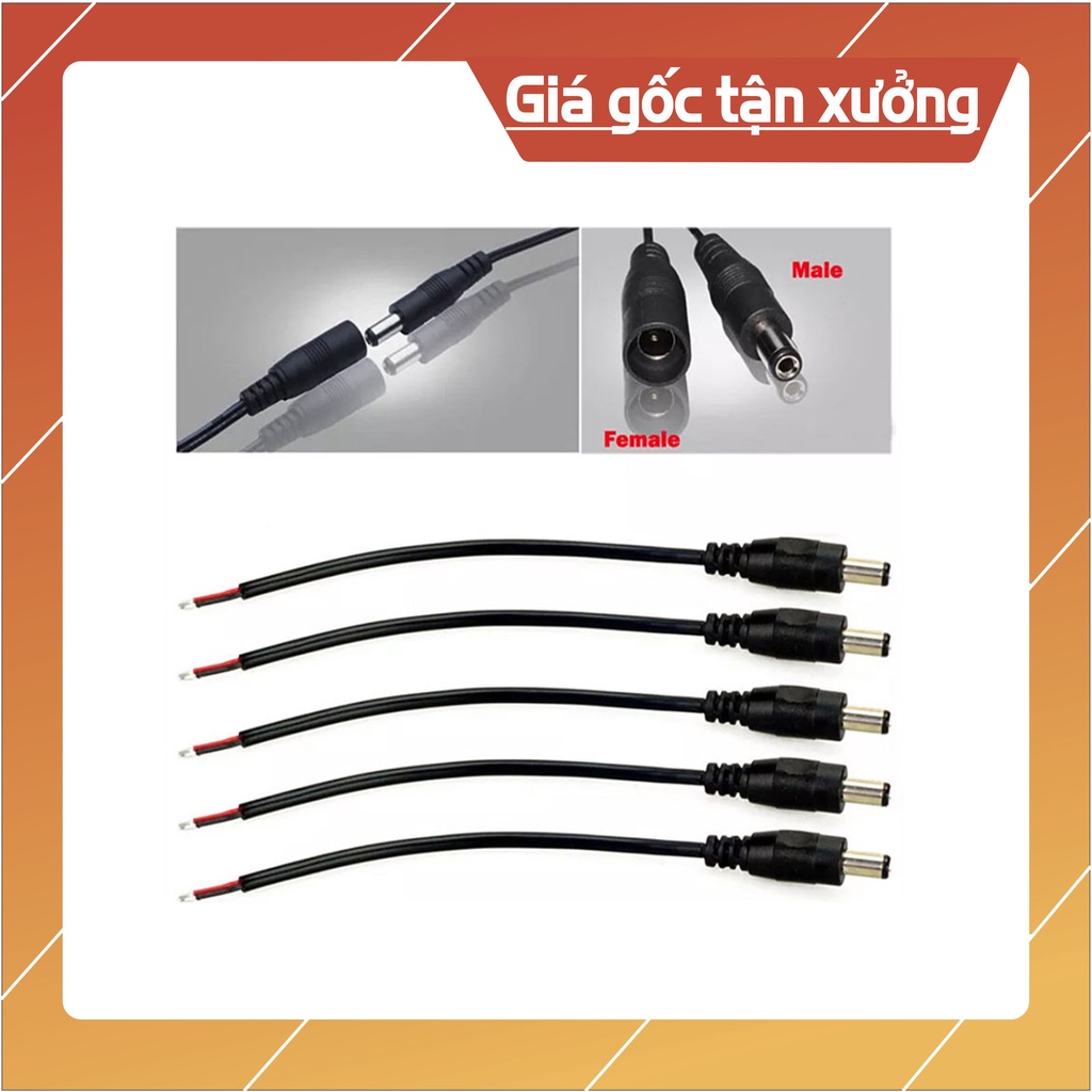 Dây Jack DC Đực-Cái 5.5x2.1mm Chất Lượng
