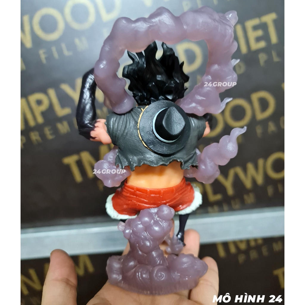 Mô hình cao cấp luffy gear 4 snakeman tay bọc haki Monkey D Lufy One piece