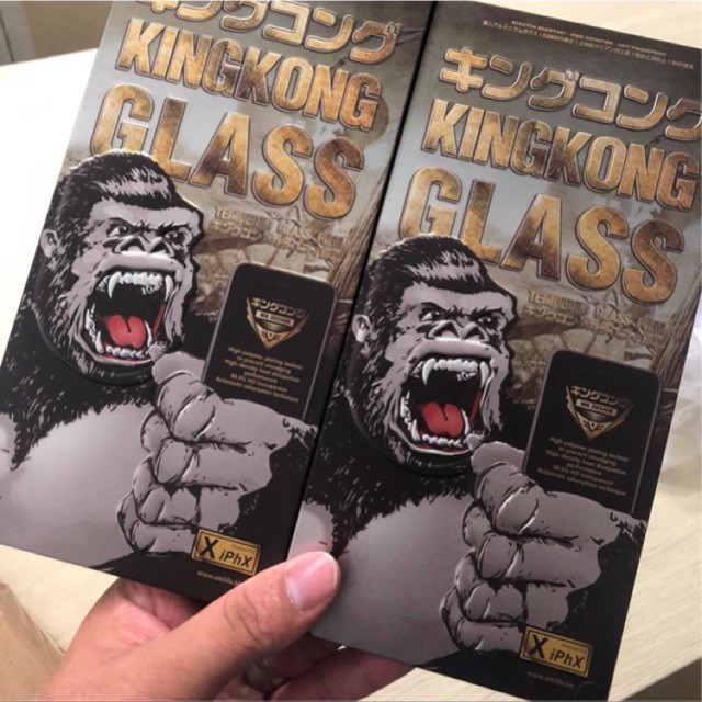 Kính cường lực  King Kong 3D Full màn chính hãng giá rẻ cho 6 6S 7 8 Plus X XS Max XR 11 11 Pro Max
