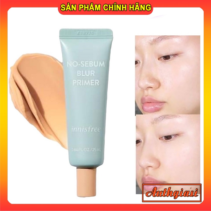 Kem lót kiềm dầu Innisfree No-sebum Primer siêu che phủ lỗ chân lông 25ml