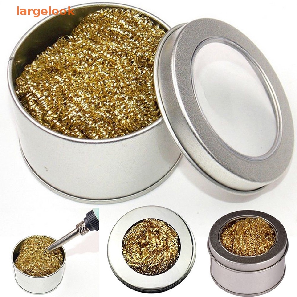 Bộ Dụng Cụ Vệ Sinh Đầu Mũi Hàn Bằng Dây Thép Kèm Giá Đỡ Tiện Dụng