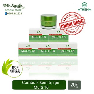 Combo 5 kem rạn Multi16 Athena 20g