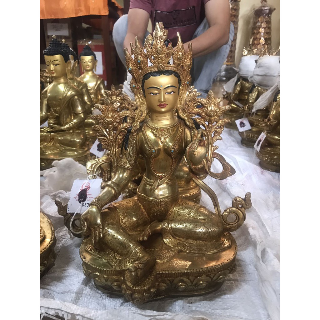 [PHÁP BẢO MINH CHÂU] Tượng Đồng Nepal 32cm