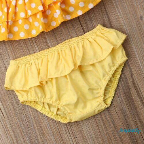 Set Trang Phục Gồm Áo Hai Dây Xếp Tầng + Quần Short + Băng Đô Nơ Dễ Thương Cho Bé Gái