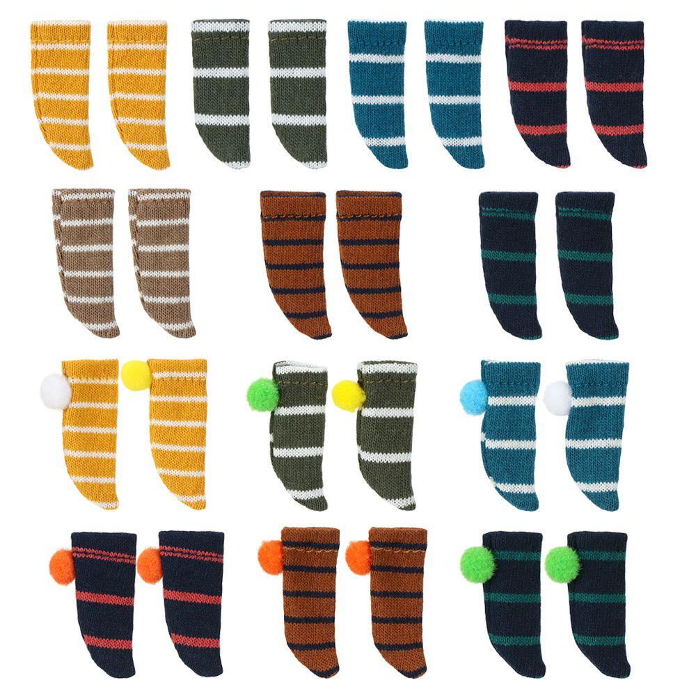 RAINBOW 1 Đôi Tất Ren Thời Trang Cho Búp Bê