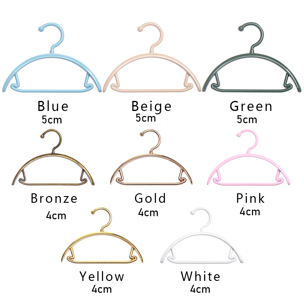 Set 10/20 Móc Treo Búp Bê Kim Loại 4cm/5cm 1/6
