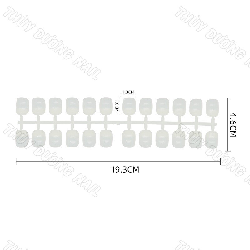 Móng mẫu hàn fom vuông tập sơn, tập vẽ 240 móng chuyên dùng làm nail