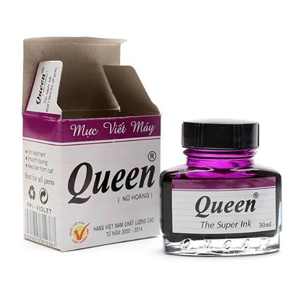 Mực Queen 30ml Các Màu (Mực Viết Máy Queen)