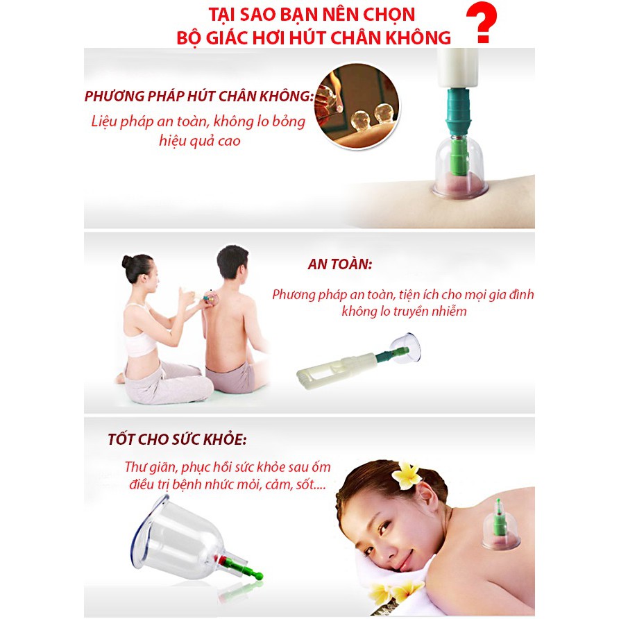 Giác Hơi 12 Ly - Dụng Cụ Giác Hơi Không Gây Phỏng