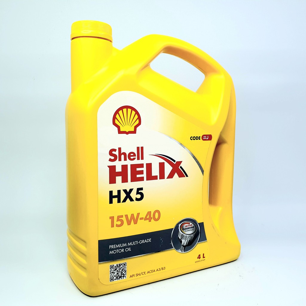 Nhớt động cơ ô tô SHELL HELIX HX5 15W40 4 Lít