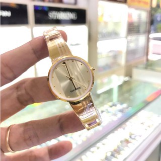 Đồng hồ nữ SUNRISE 9925SA full hộp thẻ chính hãng, Kính Sapphire chống xước và chống nước