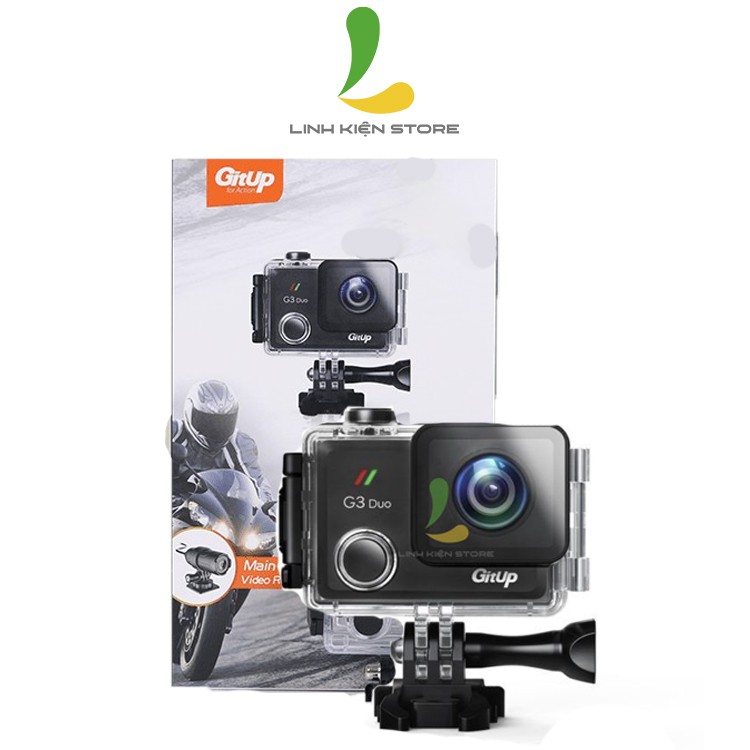 Camera hành trình Gitup G3 Duo Pro Packing (bản90 độ) SJCAM SJ500X dành cho phượt thủ - Bảo hành 12 tháng