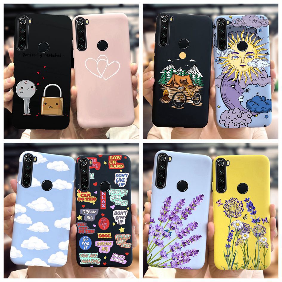 Ốp điện thoại tpu dẻo màu sắc ngọt ngào xinh xắn cho xiaomi redmi note 8 note 8 note 2021 para