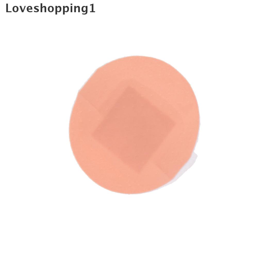 Hộp 100 miếng băng keo y tế dán vết thương hình tròn mini dùng một lần