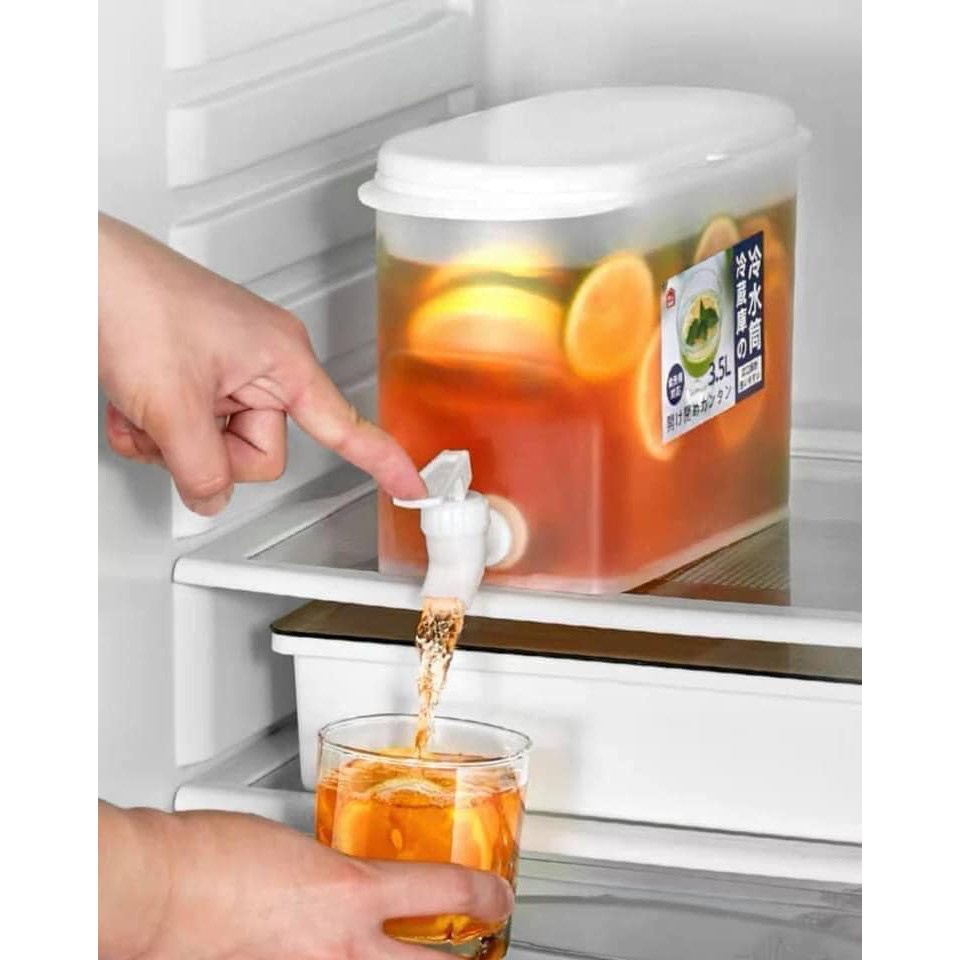 Bình đựng nước 3.5lít có vòi và nắp đậy