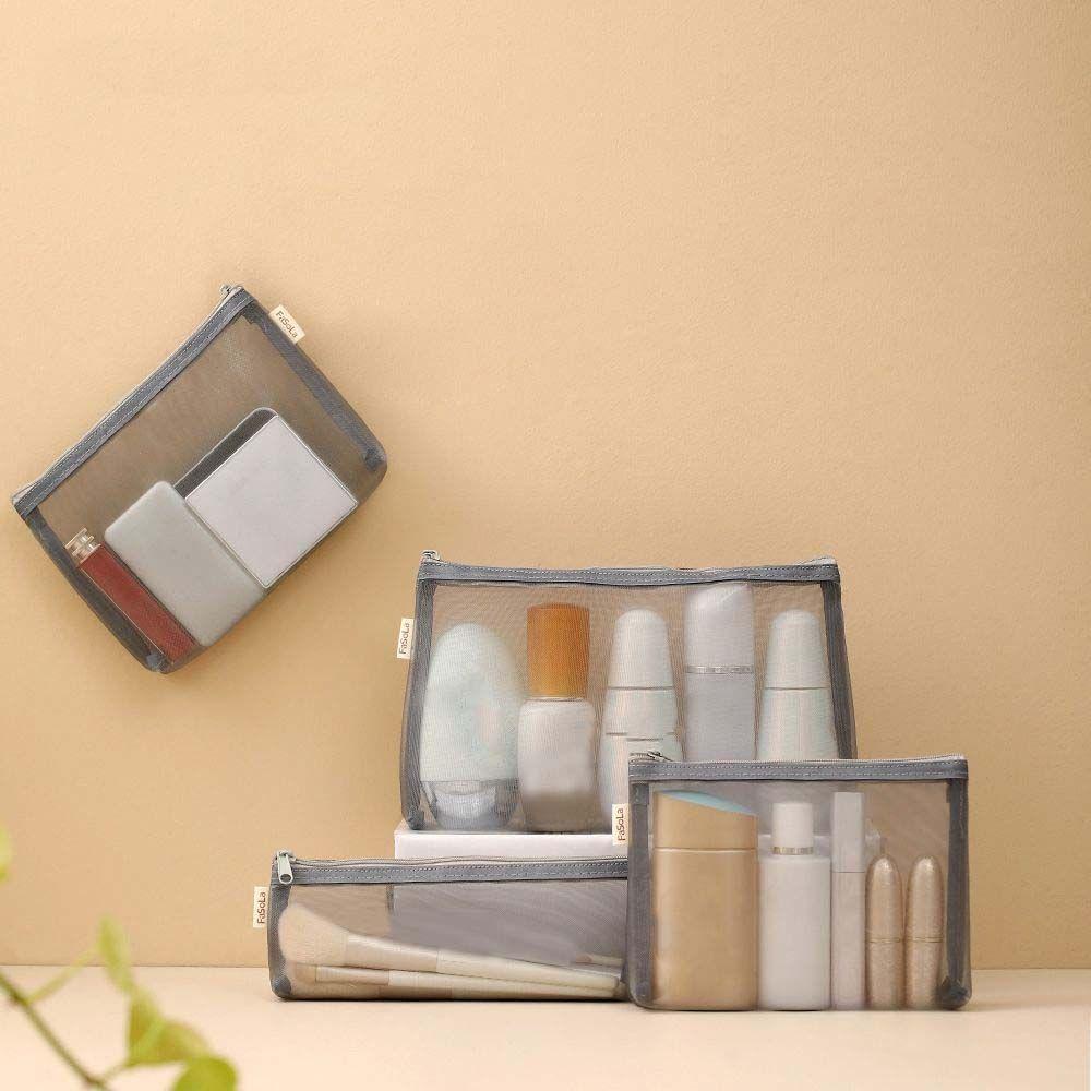 Túi Đựng Mỹ Phẩm Bằng Nylon Thiết Kế Đơn Giản Tiện Dụng Ốp