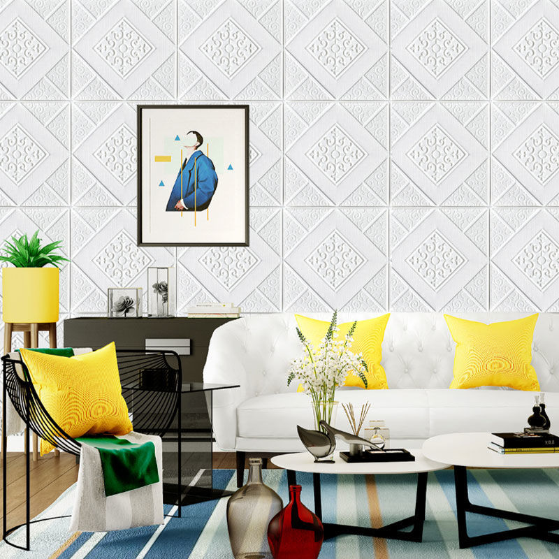 Xốp dán tường giả gạch 3D - Khổ 35x35cm siêu dinh bền đẹp phong cách giá rẻ